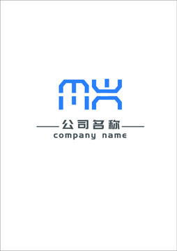 ME字母变形标志logo