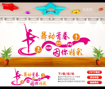 舞蹈文化墻