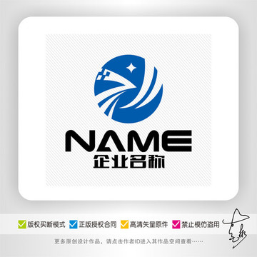 环球网络电子网咖科技logo