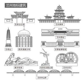蘭州地標(biāo)建筑