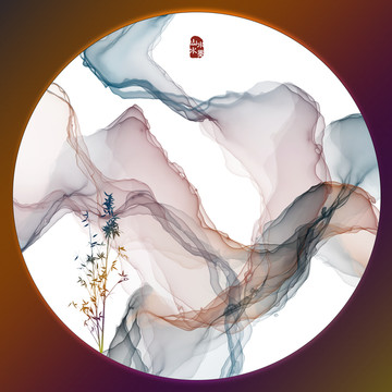 水墨裝飾畫