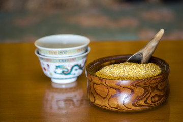 蒙古族蒙餐炒米