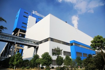 發電廠廠房外景