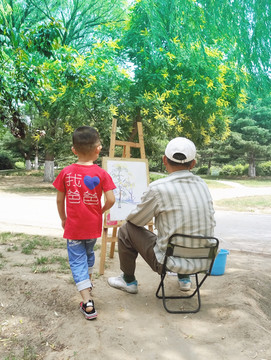 老人与小孩