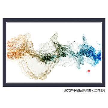 抽象水墨畫