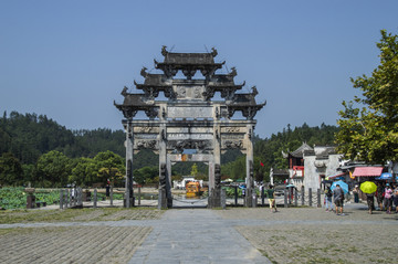 西递胡文光刺史石牌坊