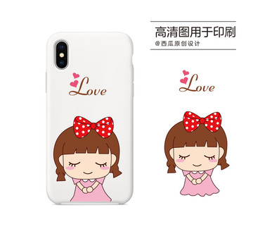 手機殼高清印刷平面圖