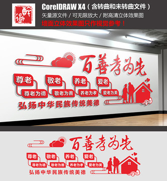 敬老養(yǎng)老文化墻