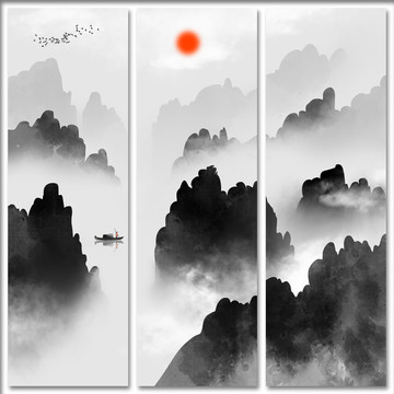 潑墨山水
