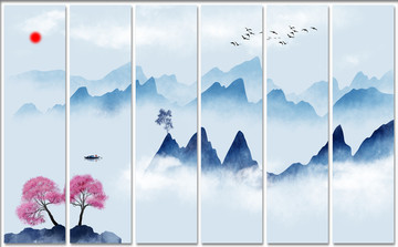 新中式山水畫