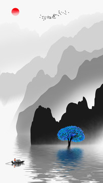 水墨畫