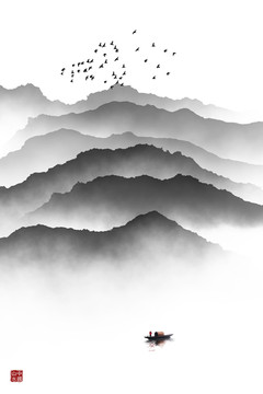 水墨山水
