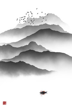 水墨山水