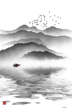 水墨山水