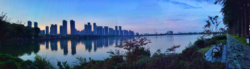 武汉东湖风光全景图