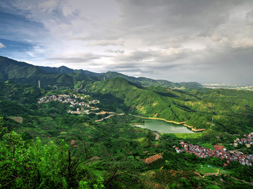 金华尖峰山大岭村水库