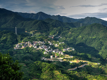 金华尖峰山大岭村