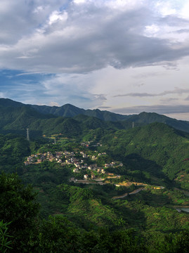 金华尖峰山大岭村