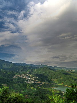 金华尖峰山大岭村