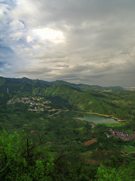 金华尖峰山大岭村山下吴水库