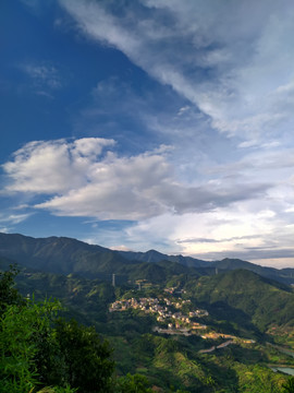 金华尖峰山大岭村