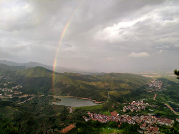 金华尖峰山山脚风光