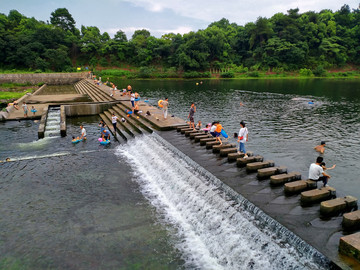 金华白龙桥白沙溪水坝