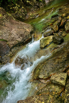 武义牛头山山涧溪流