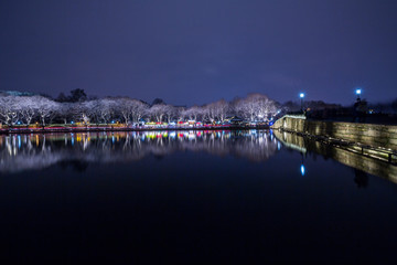 西湖雪景