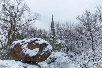 西湖雪景