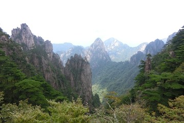 黄山梦笔生花全景