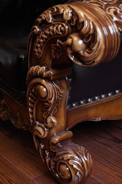 西式古典家具沙发扶手