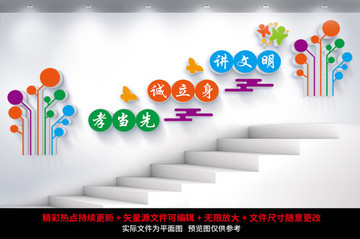 學(xué)校樓梯文化