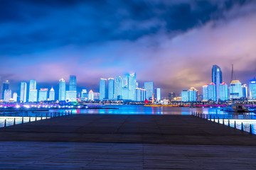 青岛奥帆中心夜景