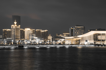 青岛奥帆中心夜景