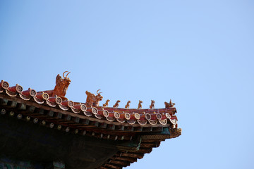 北京故宫兽脊