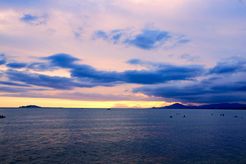 海南三亚湾风光