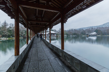 西湖雪景