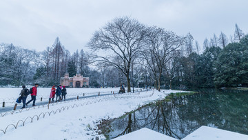 西湖雪景