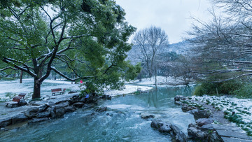 西湖雪景