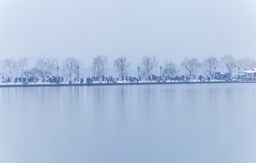 西湖雪景