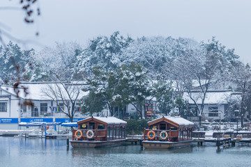 西湖雪景