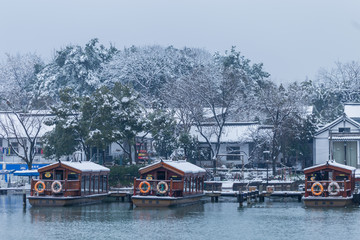 西湖雪景