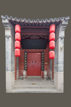 中式大門