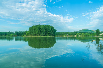 青州尧王湖风景