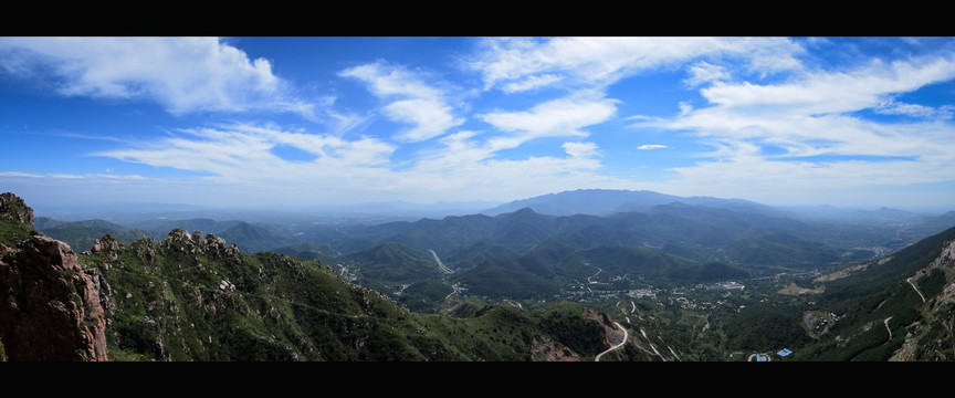 一览众山小风景图