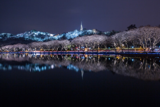 西湖夜景