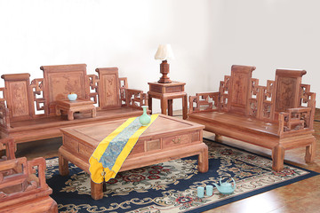 缅甸花梨红木家具沙发
