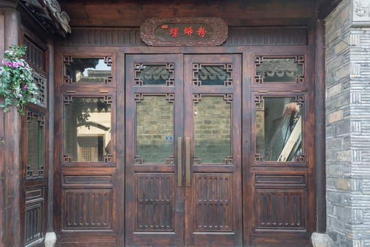 中式建筑木门