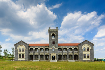 齐鲁酒地风景区的欧式建筑